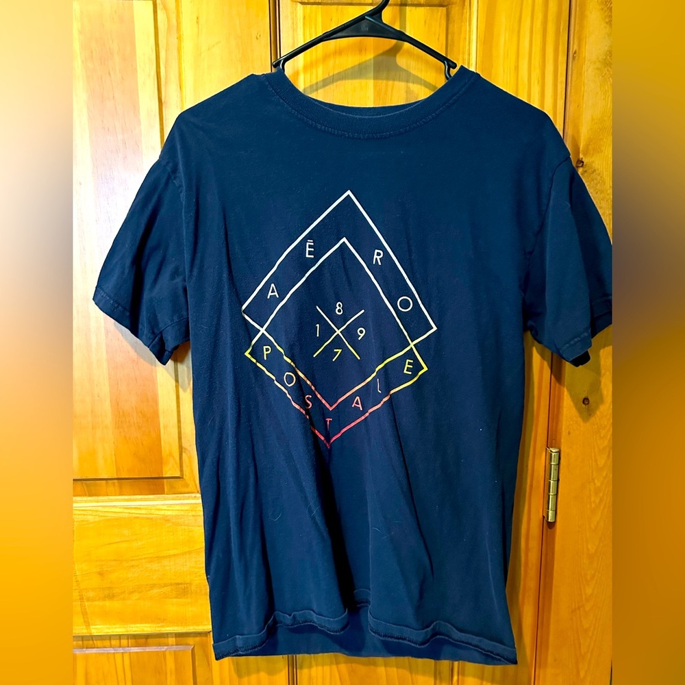 Navy blue Aeropostale t-shirt; size medium; $8